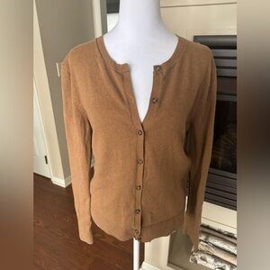 GAP Women's camel color Cardigan Sweater XL